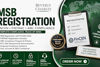msb registration aml compliance msb license fincen registration business license
