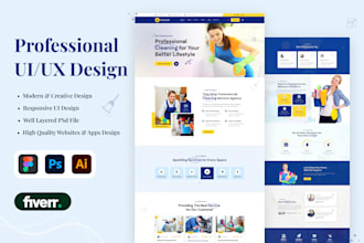 design a modern website UI UX in figma