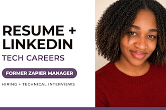 write your tech resume and optimize your linkedin profile