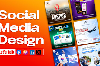 design professional instragam and facebook posts