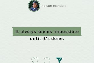 design custom motivational quote posts for instagram