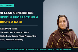 b2b lead generation, enriched and verified email lists