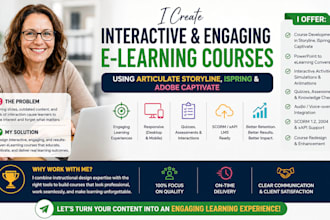 create interactive and engaging courses using articulate storyline or ispring
