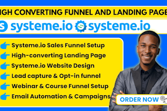 create systeme io landing page systeme io website setup systeme io sales funnel