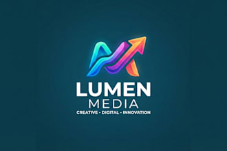 design a modern and creative media logo
