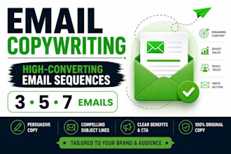 write high converting email sequences for your business