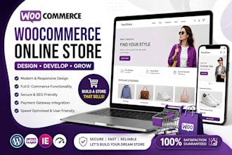 build a professional woocommerce online store