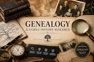 do genealogy, family history research and family tree
