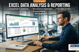 do excel data analysis and visualization