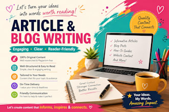 write engaging blog posts and website content