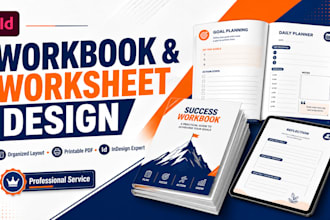 design professional indesign workbooks and worksheets