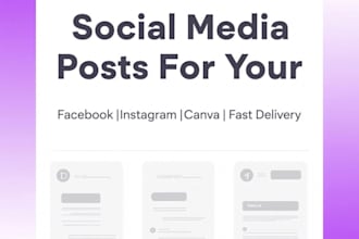design stunning social media post in canva