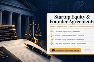 draft a legally binding startup cofounder equity split agreement
