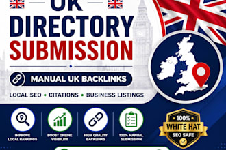 do manual UK directory submission for local SEO backlinks