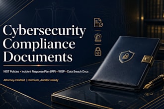 draft your nist aligned cybersecurity policies and procedures