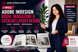 adobe indesign book magazine and catalog layout design