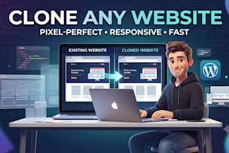 clone or recreate your website in wordpress using elementor