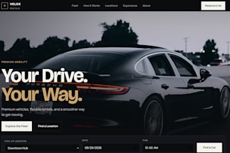 build a custom website with admin portal and backend