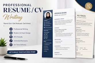 write and format a professional resume cv for you