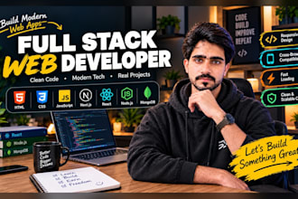build a custom full stack website full stack website