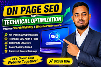 on page SEO and technical optimization
