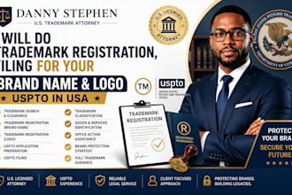 do trademark registration and filing for your brand name or logo with uspto USA
