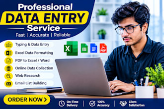 1 do accurate data entry,2 copy paste, and 3web research