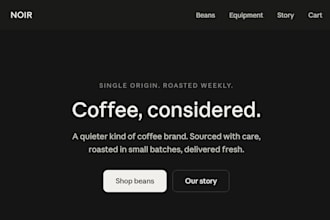 make curated websites for each of your needs