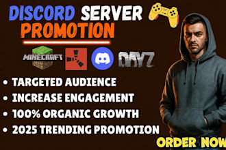 promote discord server, gaming server, crypto, nft, discord advertising grow