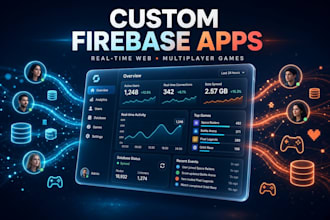 build custom firebase web apps and real time games