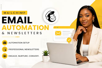set up mailchimp email automation and newsletters