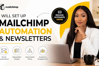 set up mailchimp email automation and newsletters