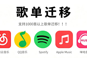 cross platform playlist migration service