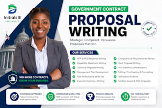 write a bid proposal, rfp respond to uk and canada tender, government contract