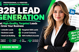 do email, linkedin and b2b lead generation within 24 hours