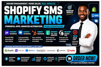 shopify sms marketing postscript slicktext hubspot omnisend mailchimp twilio app