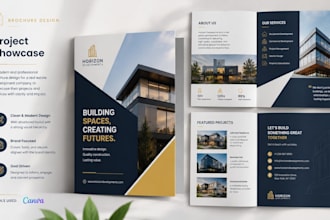 canva design brochure design
