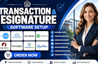 setup dotloop skyslope dochub pandadoc lone wolf docusign authentisign signnow