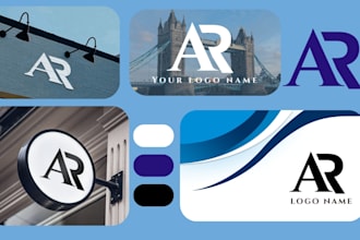 design a minimalist monogram or wordmark logo
