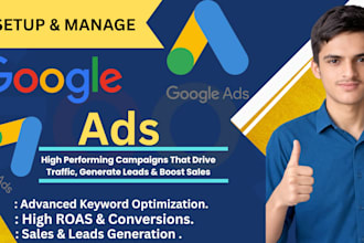 setup and optimize google ads campaign