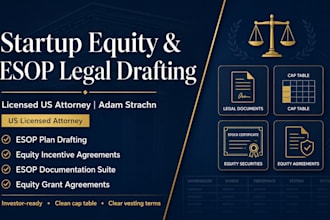 draft a legally compliant startup employee stock option plan esop