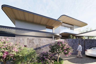 interior or exterior architecture render