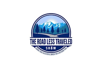 design attract road less traveled logo