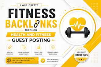 publish health and fitness guest posts with quality backlinks