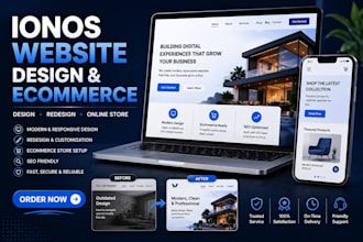 design ionos website redesign ionos website and build ionos ecommerce store