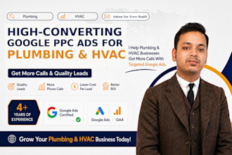 set up google PPC ads for plumbing and hvac leads