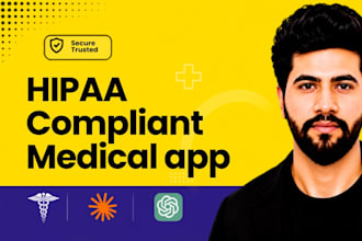 build hipaa compliant ai healthcare web application