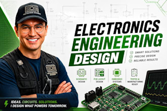 do electronics engineering design, pcb layout, robotics, electrical engineering