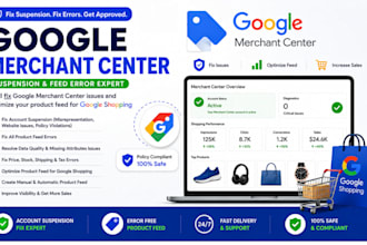 fix google merchant center suspension and feed errors