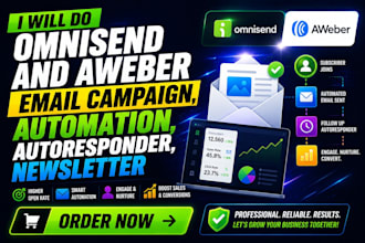 do omnisend and aweber email campaign, automation, autoresponder, newsletter